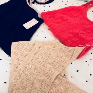 3 FREE PEOPLE TANK TOPS!